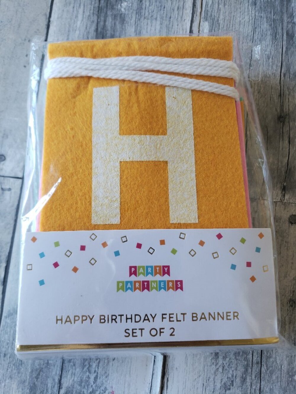 NWT - Happy Birthday Felt Banner Two 8 Foot Banners